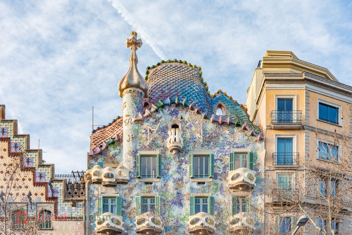 Ngôi nhà Casa Batllo - Barcelona - Tây Ban Nha