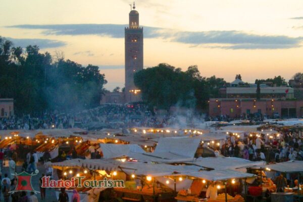 Quảng trường Jemaa el-Fna - Maroc