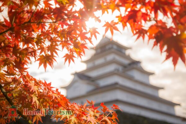 Thành Tsuruga (Lâu đài Tsuruga) 2 - Fukushima - Nhật Bản - Mùa thu